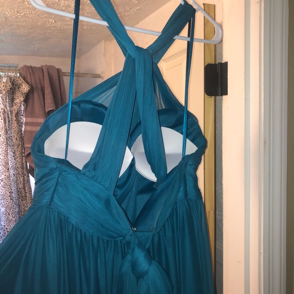 Teal bridesmaid dress from allure - Picture 3 of 5